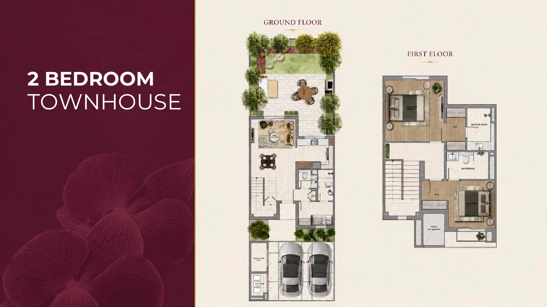 2 BR Townhouse
